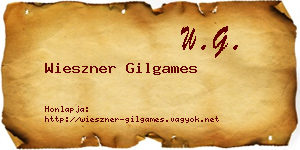 Wieszner Gilgames névjegykártya